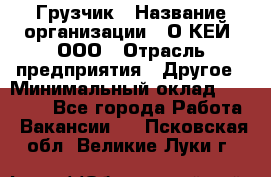 Грузчик › Название организации ­ О’КЕЙ, ООО › Отрасль предприятия ­ Другое › Минимальный оклад ­ 25 533 - Все города Работа » Вакансии   . Псковская обл.,Великие Луки г.